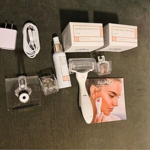 GloPro White Skincare Tool Set with Accessories BeautyBio
